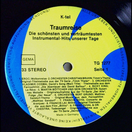 Various Artists - Traumreise - Die schönsten und verträumtesten Instrumental-Hits unserer Tage - Vinyl