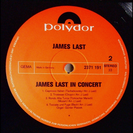 James Last - In Concert 2 - Vinyl
