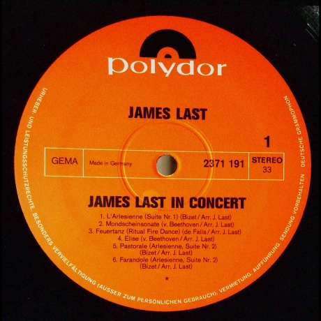 James Last - In Concert 2 - Vinyl