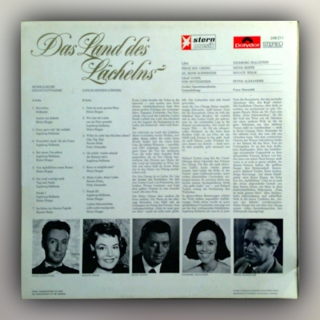 Franz Lehár - Das Land des Lächelns - Vinyl