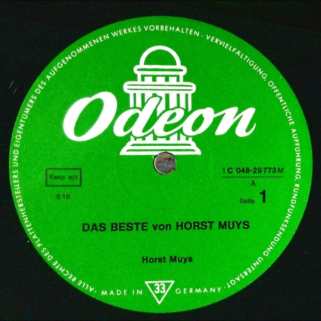 Horst Muys - Das Beste von Horst Muys - Vinyl