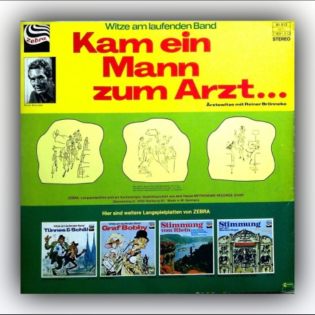 Reiner Brönneke - Kam ein Mann zum Arzt... - Vinyl