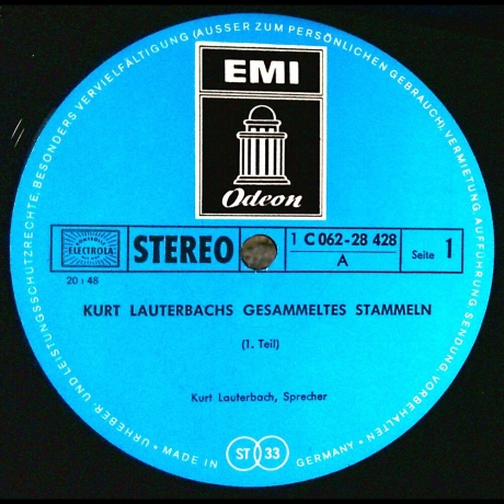 Kurt Lauterbach - Kurt Lauterbachs gesammeltes Stammeln - Vinyl