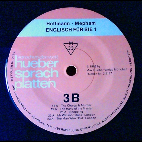 Hoffmann Mepham - Englisch für Sie 1 - Vinyl