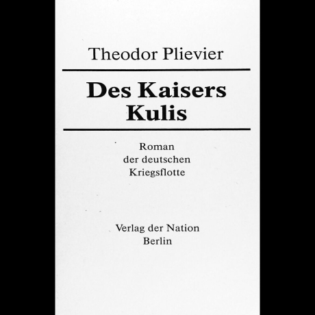 Theodor Plievier - Des Kaisers Kulis - Buch