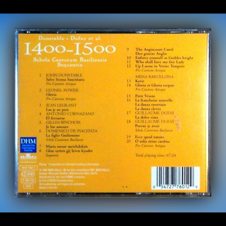 Various Artists - Century Classics II: 1400-1500 (DHM 1997) - CD