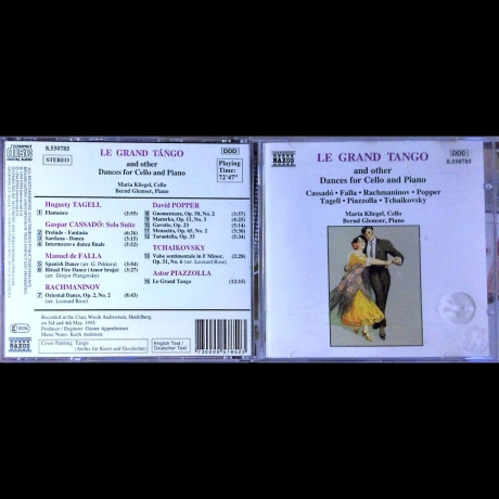 Maria Kliegel & Bernd Glemser - Le Grand Tango and other Dances for Cello and Piano - CD