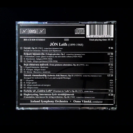 Jón Leifs - Geysir and Other Orchestral Works - CD