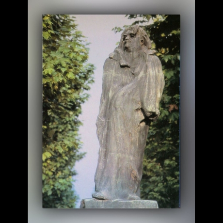 Auguste Rodin - Balzac, in einen Umhang gehüllt - Postkarte