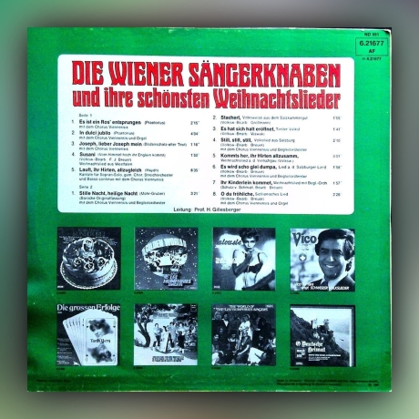 Die Wiener Sängerknaben - Die Wiener Sängerknaben und ihre schönsten Weihnachtslieder - Vinyl