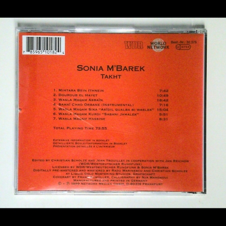Sonia M'Barek - 45 - Tunisia , Takht - CD