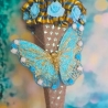 Schultüte  Zuckertüte Schmetterling