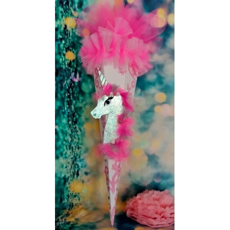Schultüte Einhorn Zuckertüte für Mädchen Pferd Pegasus