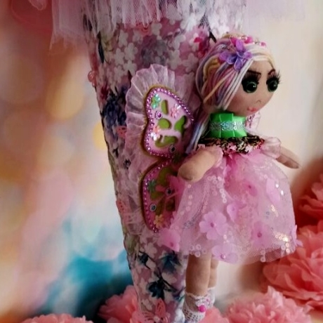 Schultüte Ballerina  Fee  Zuckertüte für Mädchen Schmetterling