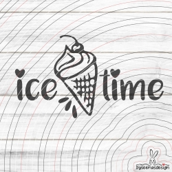 Ice Time Plotterdatei SVG DXF