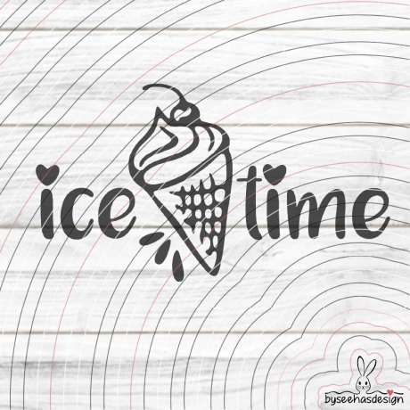 Ice Time Plotterdatei SVG DXF