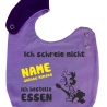 Lätzchen Multicolor ICH SCHREIE NICHT personalisiert mit NAMEN 
