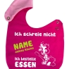 Lätzchen Multicolor ICH SCHREIE NICHT personalisiert mit NAMEN 