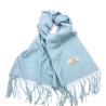 Damen-/Herren-Kaschmir-Schal, 186x34 cm, himmelblau