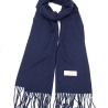 Damen-/Herren-Kaschmir-Schal, 186x34 cm, marineblau