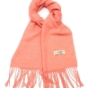 Damen-/Herren-Kaschmir-Schal, 186x34 cm, Koralle