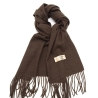 Damen-/Herren-Kaschmir-Schal, 186 x 34 cm, braun