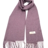 Damen-/Herren-Kaschmir-Schal, 186 x 34 cm, mauve