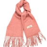 Damen-/Herren-Kaschmir-Schal, 186 x 34 cm, rosa-meliert