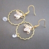 Ohrschmuck Ohrringe in Gold mit Zirkonia