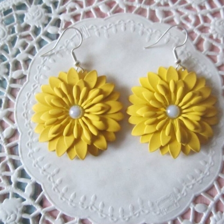 Sommerliche Ohrringe Daisy Blümchen 5 Farben zur Auswahl