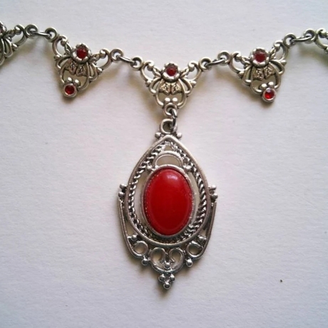 Collier Halskette, viktorianischer Halsschmuck 