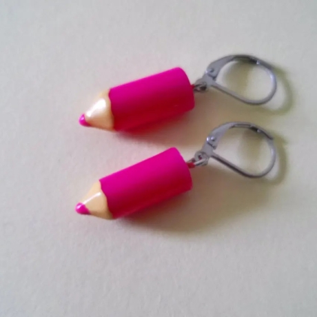 Ohrschmuck Ohrringe Harzohrringe Bleistift 11 Farben zur Auswahl 