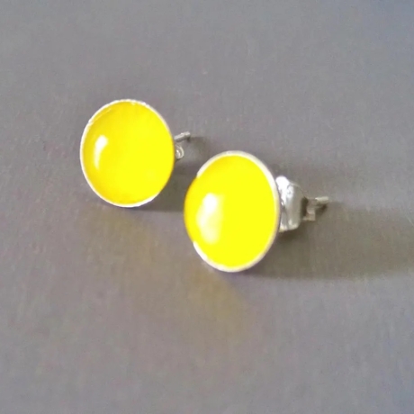 Ohrstecker 925 Sterling Silber mit einem Achat Stein