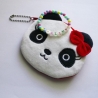 Kinderarmband personalisiert mit Panda oder Pinguin Tasche