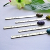 Lesezeichen mit verschiedenen Edelstein Cabochons 