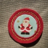 Applikation/Aufnäher Mini-Button Nikolaus