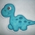 Applikation/Aufnäher süsser Dino