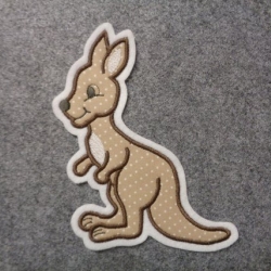 Applikation/Aufnäher süsses Känguru