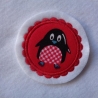 Applikation/Aufnäher Mini-Button Pinguin