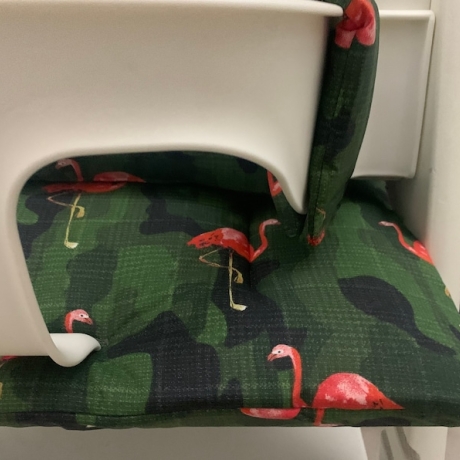 Tripp Trapp Kissenset für Stokke Hochstuhl-Camouflage Flamingo