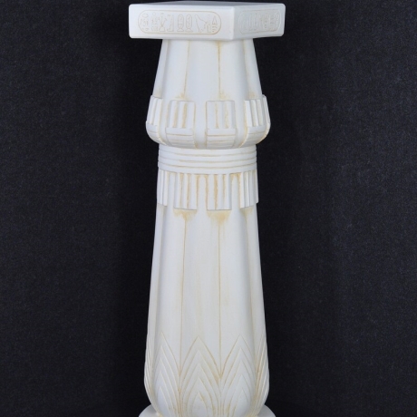 Hohe ägyptische Säule. Schöne Dekoration. 93 cm.