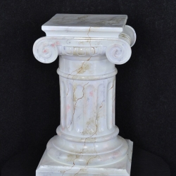 Wunderschön bemalte griechische Säule. 61 cm.