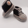 Baby-Schuhe, 3-6 Monate, Fußlänge EU 16 bis 9.5 cm braun/beige