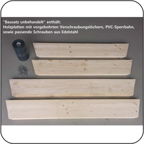 Tobys Gartenpyramide XS - mit 3 Ebenen 90x90x60cm