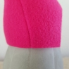 handmade Zwerg / Gartenzwerg Figur Beton mit Filz Mütze pink 28cm