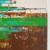 Leinwand Acrylmalerei Bild 50x70cm abstrakt Spachteltechnik Kunst