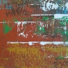 Leinwand Acrylmalerei Bild 50x70cm abstrakt Spachteltechnik Kunst
