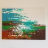 Leinwand Acrylmalerei Bild 50x70cm abstrakt Spachteltechnik Kunst