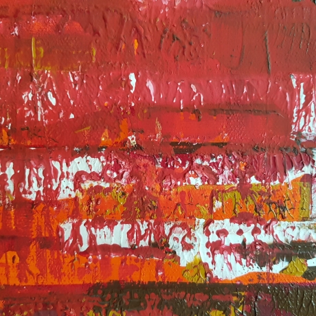 Leinwand Acrylmalerei Bild 60x60cm abstrakt Spachteltechnik Kunst