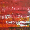 Leinwand Acrylmalerei Bild 60x60cm abstrakt Spachteltechnik Kunst